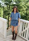 Jackie Denim Shirt - Denim