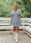 Daisy Mini Dress - Washed Denim