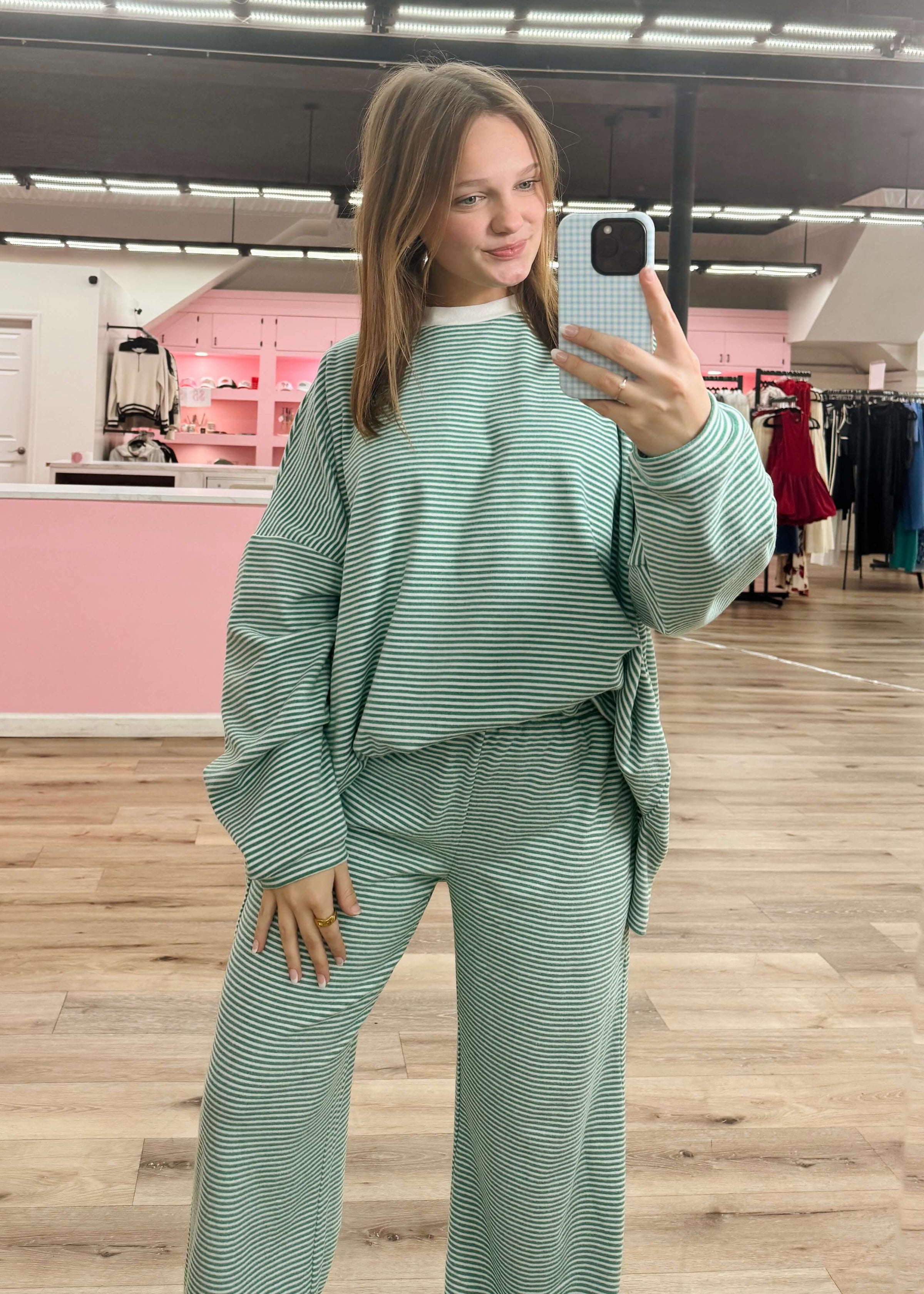 Cozy Up Lounge Pants - Green