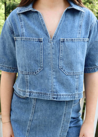 Jackie Denim Shirt - Denim