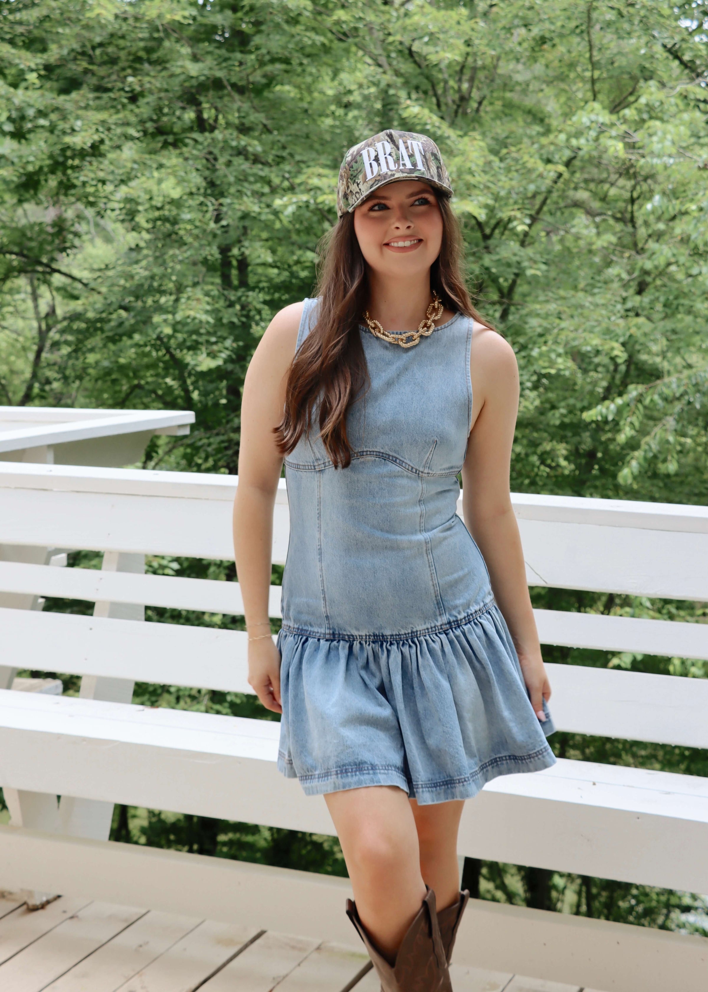 ella italian denim mini dress ella italian denim mini dress Lola Denim Mini Dress S / BLUE