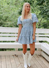 Daisy Mini Dress - Washed Denim
