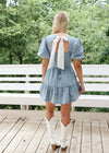 Daisy Mini Dress - Washed Denim