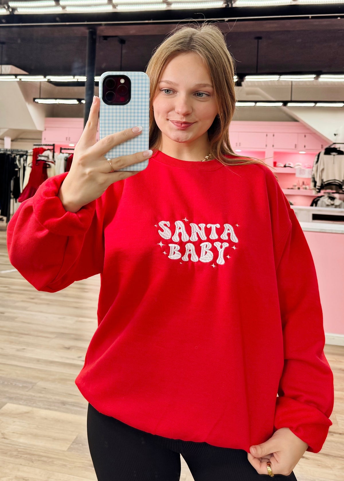 Santa Baby Crew - Red/White