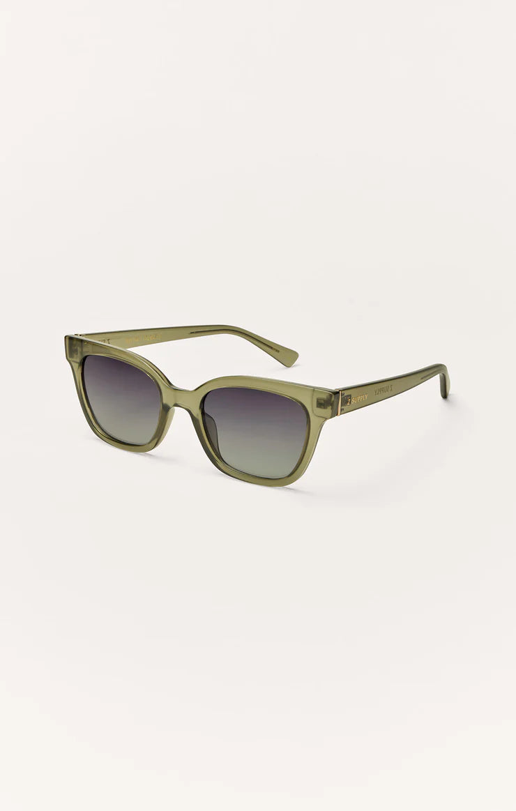High Tide Polarized Sunglasses - Olive Gradient