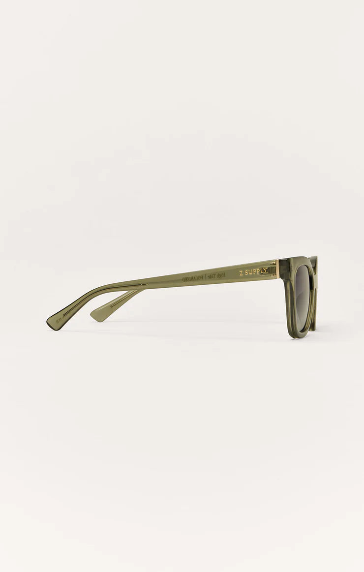 High Tide Polarized Sunglasses - Olive Gradient