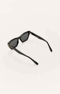 Park Ave Polarized Sunglasses - Polished Black - Grey