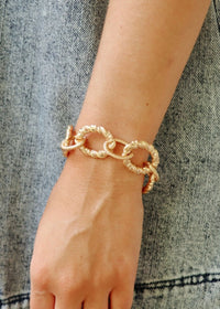 All Along Chunky Chain Bracelet - Vintage Gold - MerciGrace BoutiqueBracelet