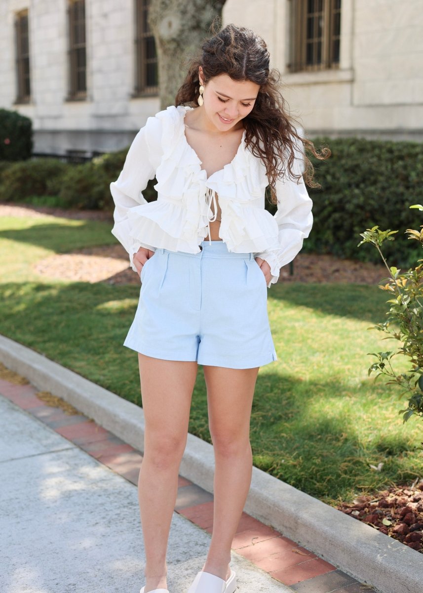 Alyssa Shorts - Baby Blue