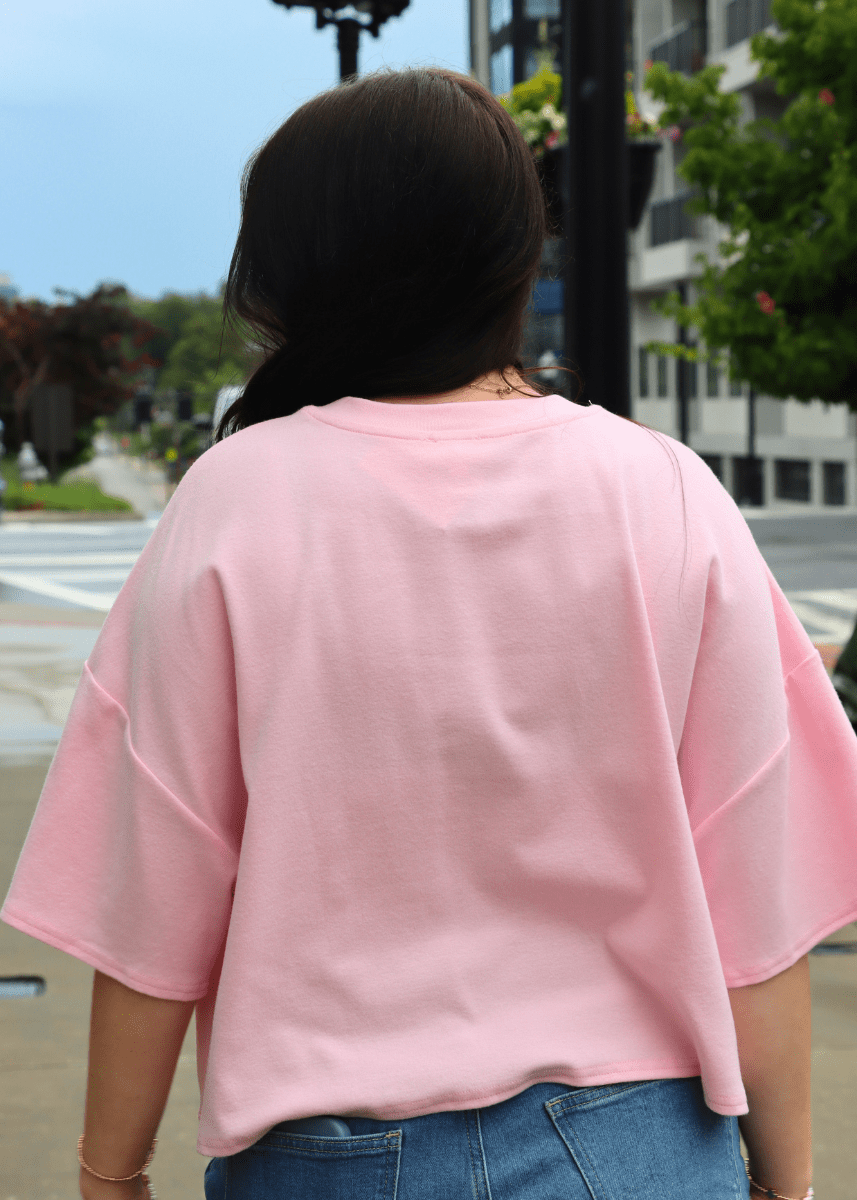 American Summer Clothesline Boxy T-Shirt - MerciGrace BoutiqueTop
