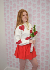 Amour Heart Sweater - MerciGrace BoutiqueTop