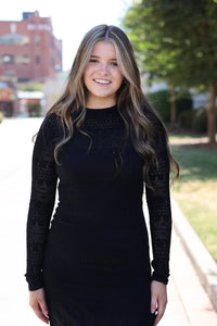 Avery Midi Dress - Black - MerciGrace BoutiqueDress