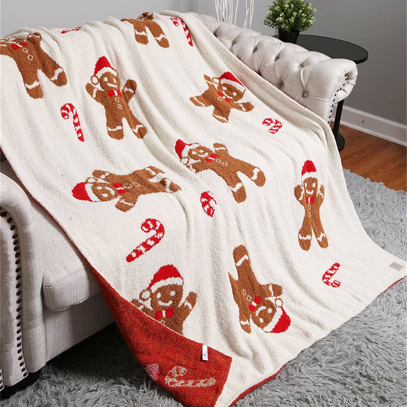 Gingerbread  Throw Blanket