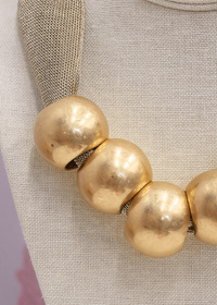 Bandana Mesh Fabric Necklace - Gold - MerciGrace BoutiqueNecklace