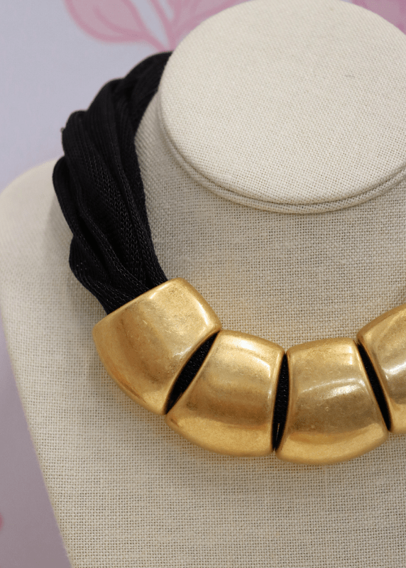 Bandana Necklace - Black - MerciGrace BoutiqueNecklace