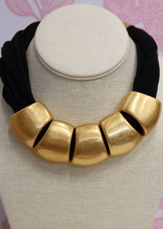 Bandana Necklace - Black - MerciGrace BoutiqueNecklace