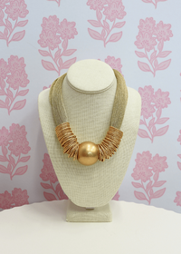The Gilded Orbit Necklace - Gold - MerciGrace BoutiqueNecklace