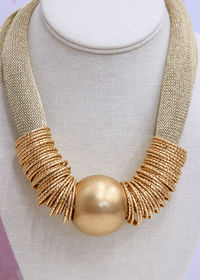 The Gilded Orbit Necklace - Gold - MerciGrace BoutiqueNecklace