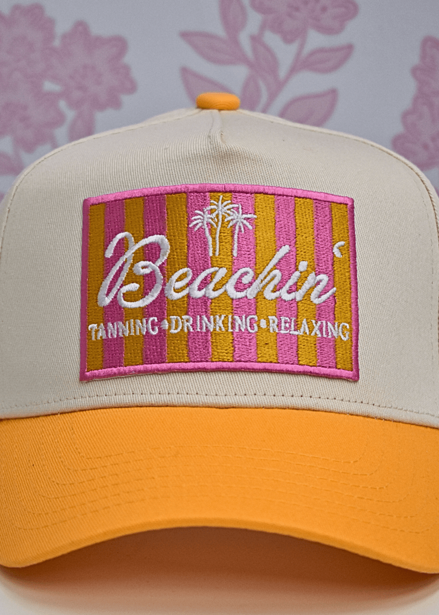 Beachin' - Vintage Trucker Hat - MerciGrace BoutiqueHat