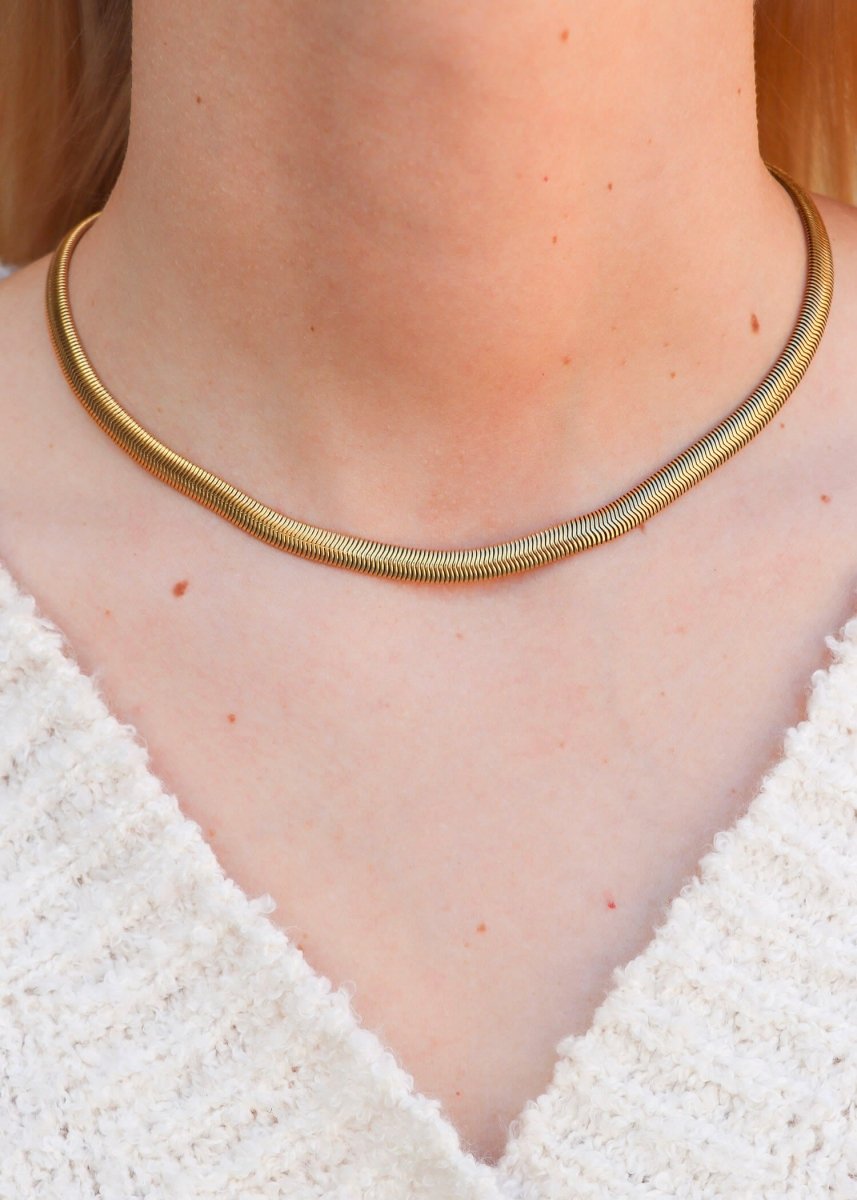 Billie Thin Necklace - Gold - MerciGrace BoutiqueNecklace