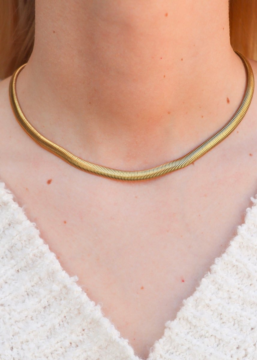 Billie Thin Necklace - Gold - MerciGrace BoutiqueNecklace