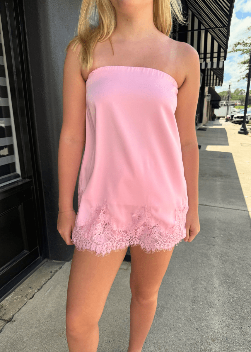 Blush Belle Lace Trim Shorts - MerciGrace BoutiqueShorts