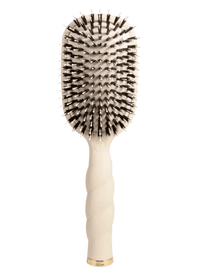 Boar Bristle Hair Brush - Tan - MerciGrace BoutiqueBrush