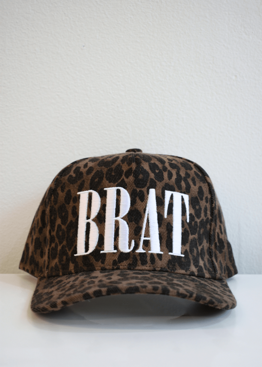 BRAT Trucker Hat - Leopard - MerciGrace BoutiqueHat