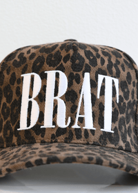BRAT Trucker Hat - Leopard - MerciGrace BoutiqueHat