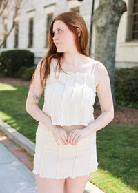 By The Shore Top - Oatmeal - MerciGrace BoutiqueTop