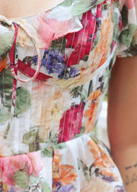 Clemence Floral Blouse - Pink/Multi - MerciGrace BoutiqueTop