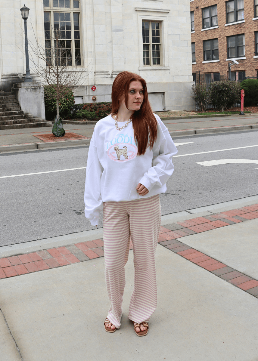 Club Doodle Embroidered Sweatshirt - MerciGrace BoutiqueSweatshirt