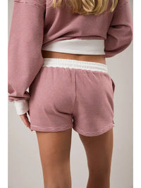 Cupid Stripe Shorts - Red Stripe - MerciGrace BoutiqueShorts