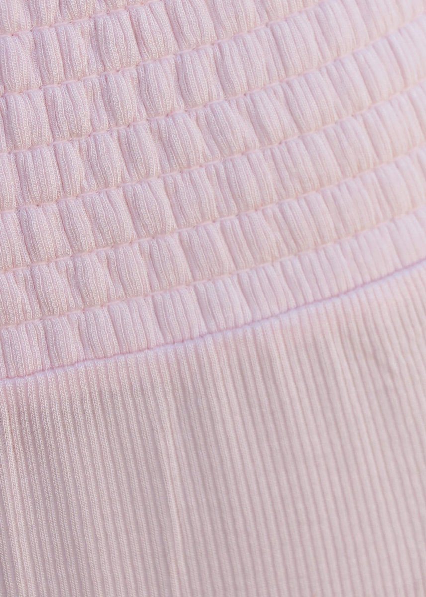 Dawn Lux Rib Pant - Whisper Pink - MerciGrace BoutiquePants