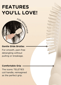 Detangler Hair Brush - Medium Hair - MerciGrace BoutiqueBrush