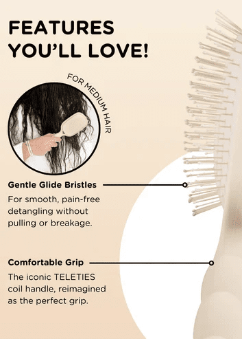 Detangler Hair Brush - Medium Hair - MerciGrace BoutiqueBrush