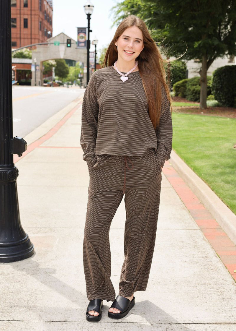 Driftwood Calm Lounge Pants - Chocolate Brown