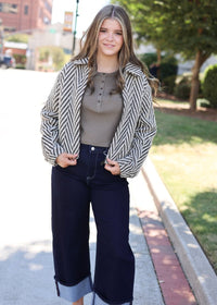 Dunaway Bubble Jacket - Dark Chocolate - MerciGrace BoutiqueJacket