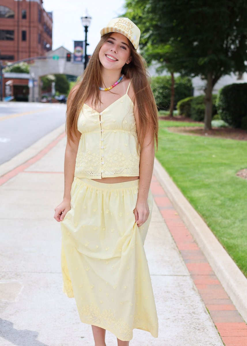 Easy Peasy, Lemon Squeezy Hat - Yellow - MerciGrace BoutiqueHat