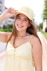 Easy Peasy, Lemon Squeezy Hat - Yellow - MerciGrace BoutiqueHat