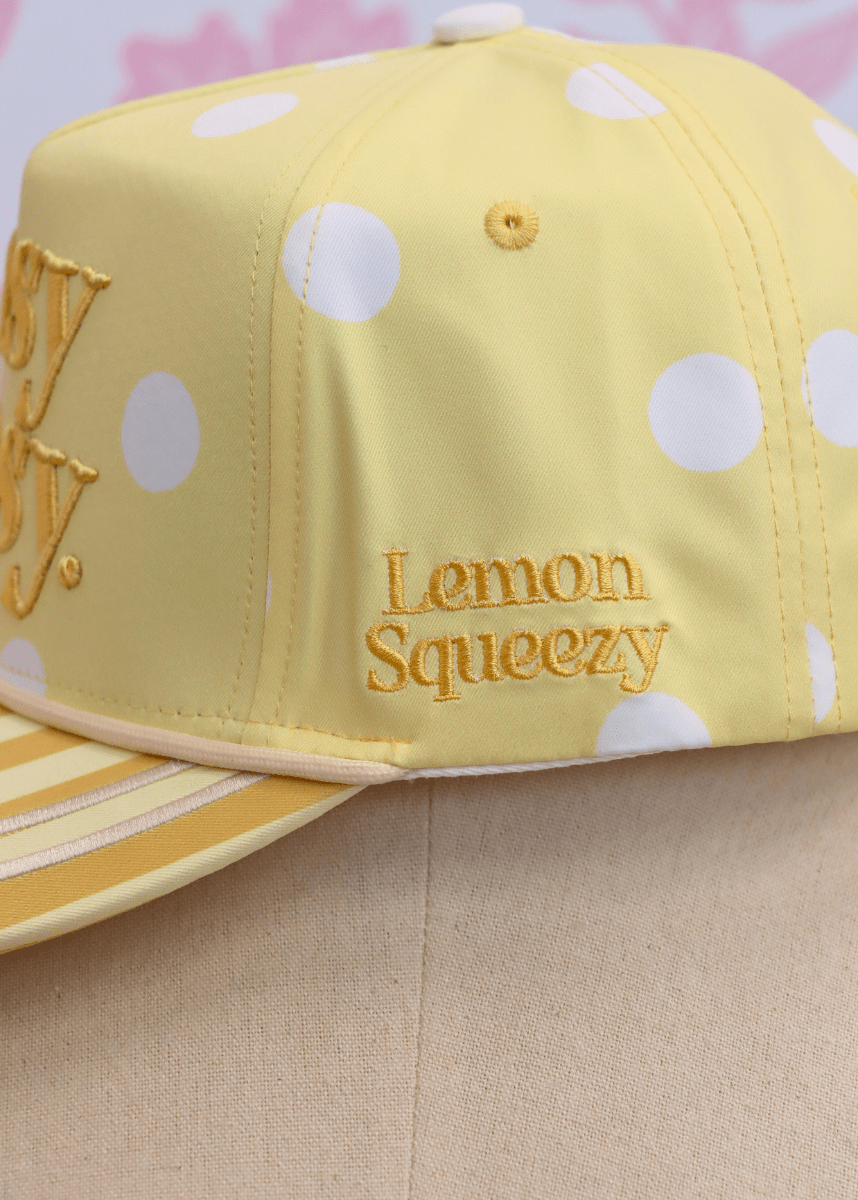 Easy Peasy, Lemon Squeezy Hat - Yellow - MerciGrace BoutiqueHat