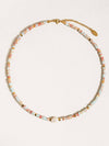 Boho Beaded Pearl Necklace - Multi