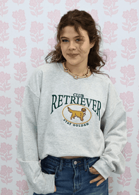 Embroidered Retriever Club Sweatshirt - MerciGrace BoutiqueSweatshirt