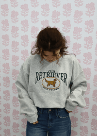 Embroidered Retriever Club Sweatshirt - MerciGrace BoutiqueSweatshirt