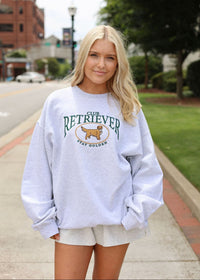 Embroidered Retriever Club Sweatshirt - MerciGrace BoutiqueSweatshirt