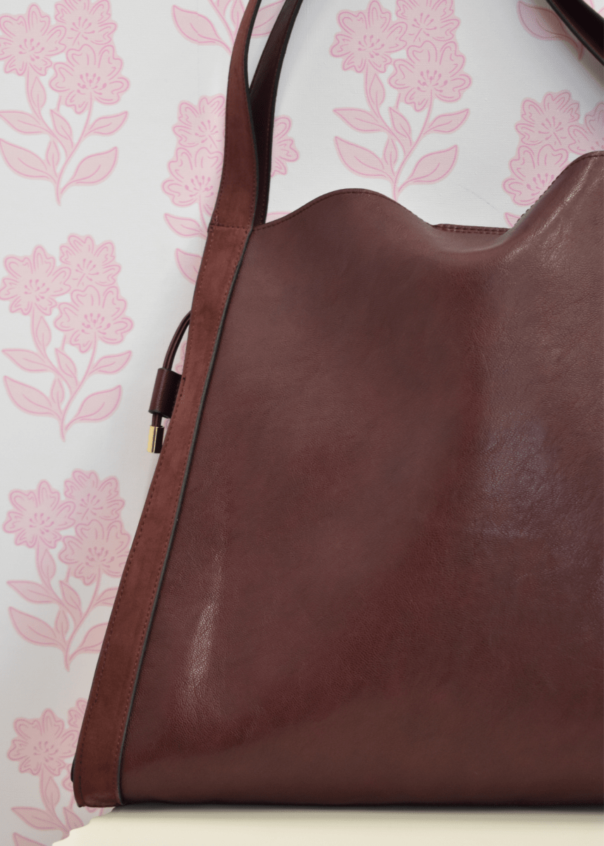 Fallon Shoulder Bag - Burgundy - MerciGrace BoutiqueAccessories >> Handbags