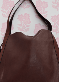 Fallon Shoulder Bag - Burgundy - MerciGrace BoutiqueAccessories >> Handbags