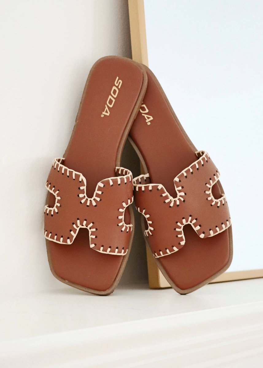 Finity Sandal - Tan - MerciGrace BoutiqueShoes