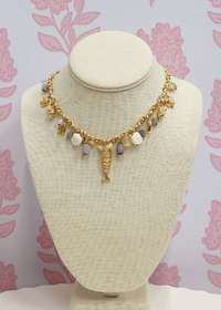 Fish & Sealife Multi Charm Cord Necklace - Multi - MerciGrace BoutiqueNecklace
