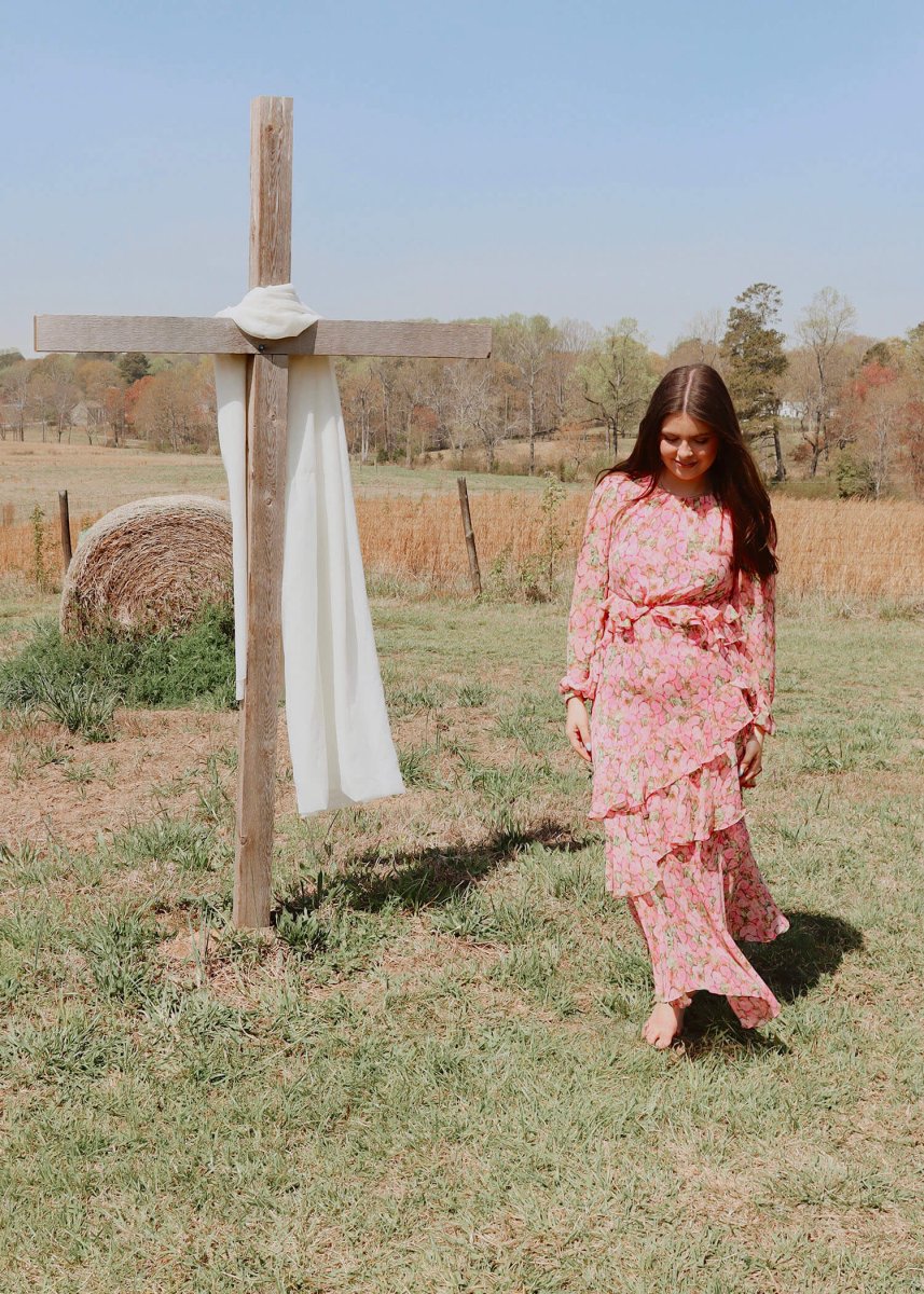 Flora Maxi Dress - Pink/Multi - MerciGrace BoutiqueDress